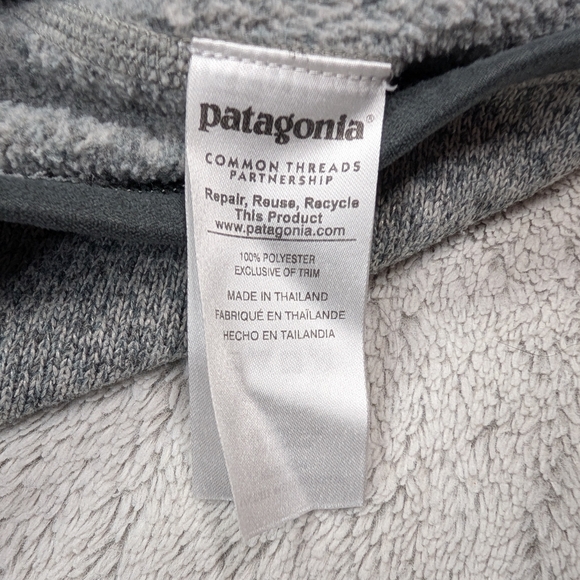 Patagonia Jacket Mens M Gray Forge Nickel Better Sweater ¼ Zip Fleece Outdoor - Picture 6 of 8